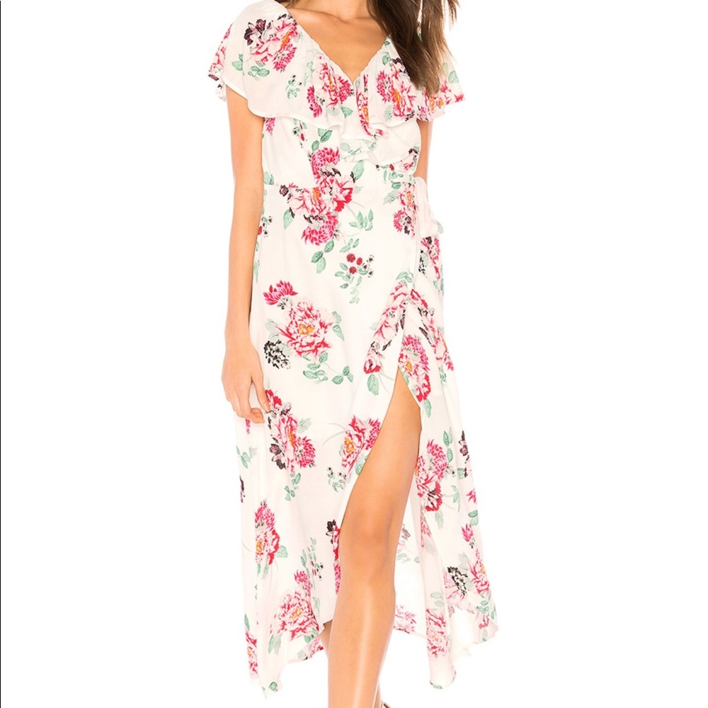 Minkpink Pretty Petals Wrap Dress, floral, NWT